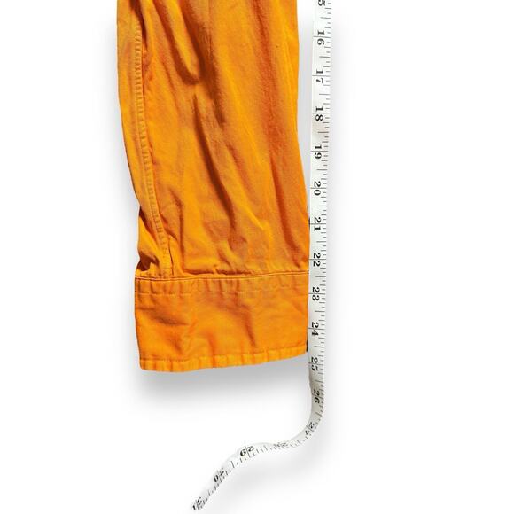 Ralph Lauren Men's Orange Green Pony Classic Fit Button Shirt Size XL LS - Picture 7 of 7